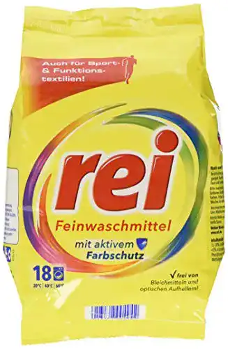 Feinwaschmittel Rei “Fein mit Frischeperlen” Compactpulver 900g