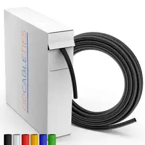 Schrumpfschlauch Gocableties Hochwertige schwarze -Mini-Spule