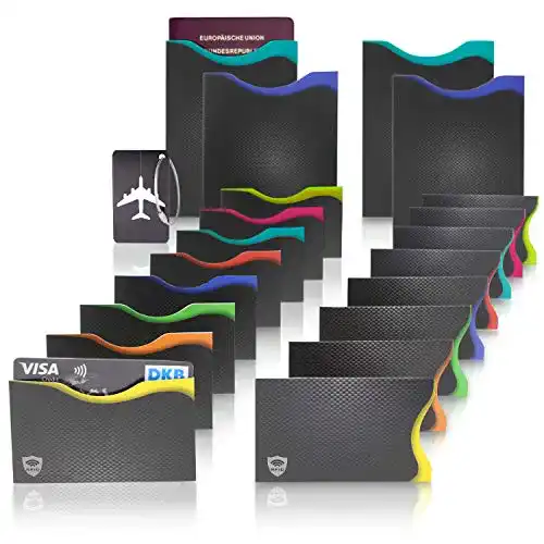 RFID-Schutzhülle Amazy RFID & NFC Schutzhüllen (20 Stück)