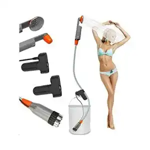 Campingdusche mit Pumpe Zooma Tragbare Duschen Camping
