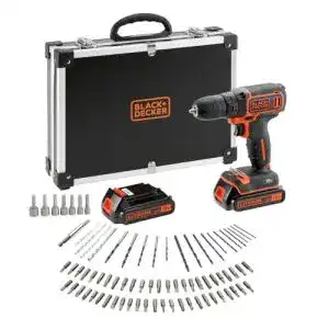 Black-und-Decker-Akkuschrauber Black+Decker BDCDC18BAFC-QW