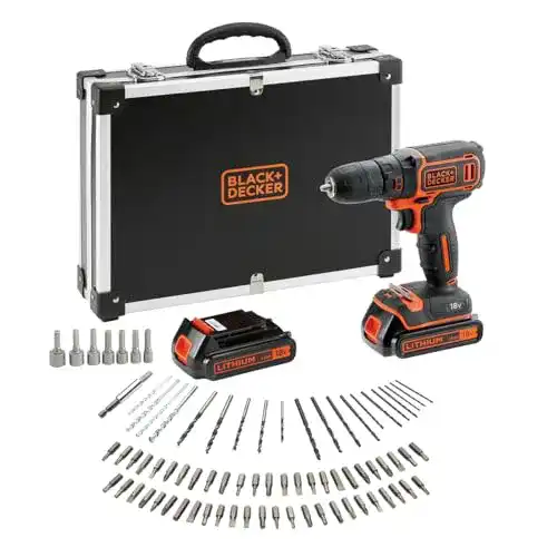 Black-und-Decker-Akkuschrauber Black+Decker BDCDC18BAFC-QW