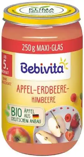 Bebivita-Babynahrung Bebivita Früchte Apfel-Erdbeere-Himbeere