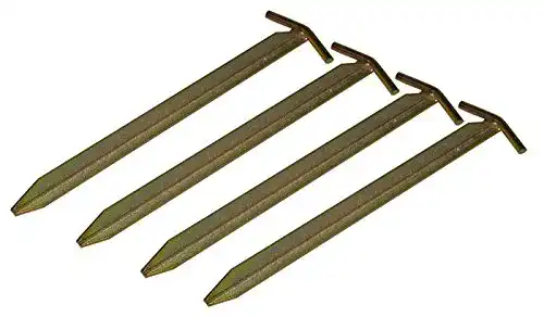 Zeltnägel Campiro 4 St.® T-Profil Eisen Heringe 50cm Pavillon Zelt