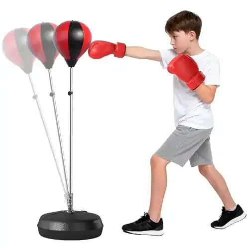 Punchingball HOMCOM Set Boxen Training Set Standboxsack