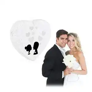 Pinata Relaxdays 10025186 Hochzeit, Herz zum Aufhängen
