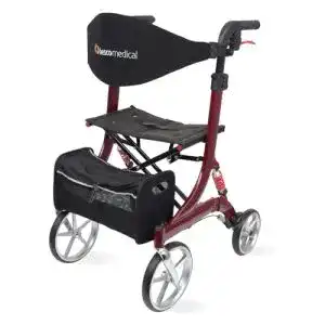 Rollator-Rollstuhl-Kombination bescomedical Leichtgewicht