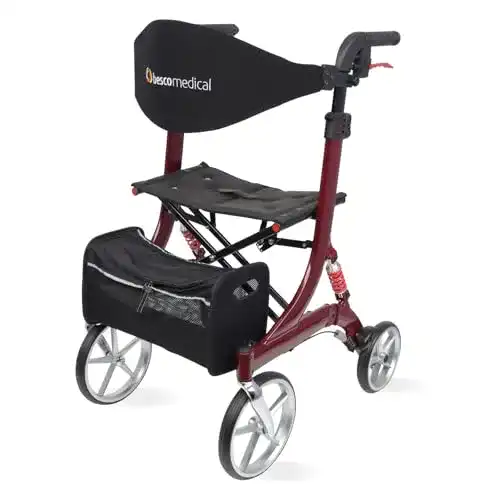 Rollator-Rollstuhl-Kombination bescomedical Leichtgewicht