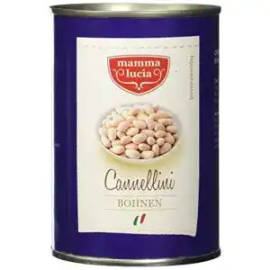 Weiße Bohnen Mamma Lucia Cannellini Bohnen, 12 x 425 ml