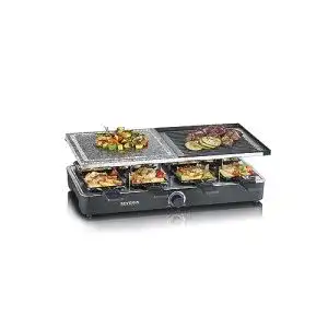 Raclette-Grill mit Steinplatte SEVERIN, Tischgrill für 8 Personen