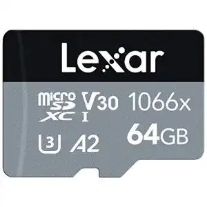 Micro-SD-64GB Lexar Professional 1066x 64GB microSDXC UHS-I