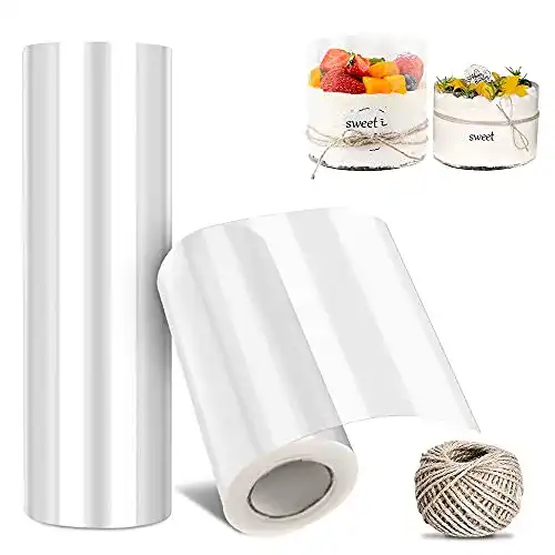 Tortenrandfolie Auckpure Kuchen Kragen, 2 PCS Tortenring