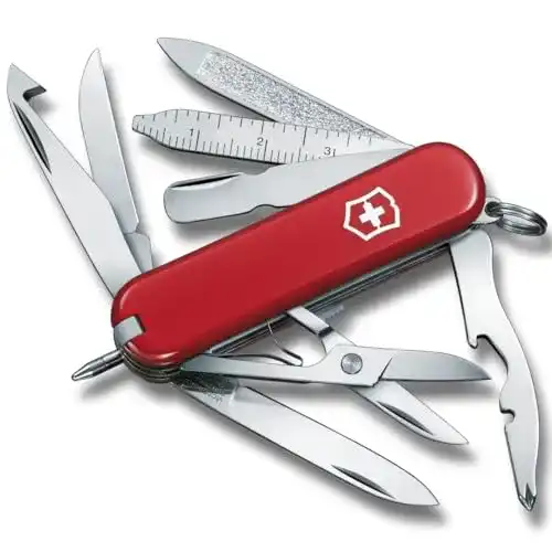 Mini-Multitool Victorinox, Taschenmesser, Mini Champ, 58 mm, rot