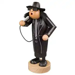 Räuchermännchen KWO Olbernhau Räuchermann Rocker, 24 cm