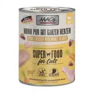 Macs-Nassfutter (Katze) MACs Cat Huhn mit ganzen Geflügelherzen
