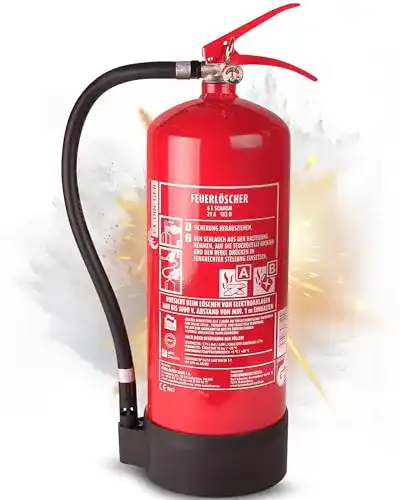 Die beste Feuerlöscher 6kg HausundWerkstatt24 6l Feuerlöscher Schaum 2026 Test Bestseller Feuerlöscher 6kg HausundWerkstatt24 6l Feuerlöscher Schaum