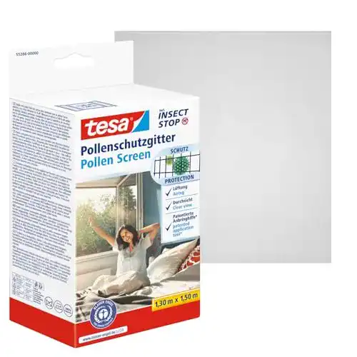 Pollenschutz tesa gitter, zuschneidbar, transparent, für Allergiker