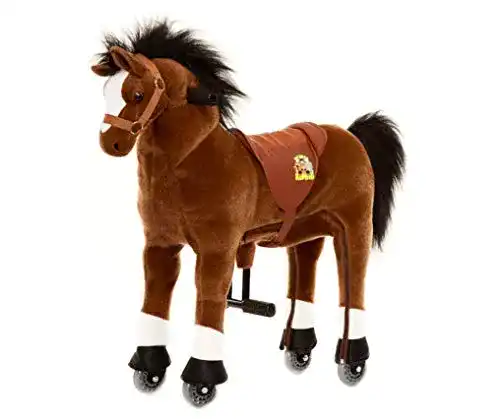 Pferd auf Rollen animal riding ZRP002S Reitpferd Amadeus