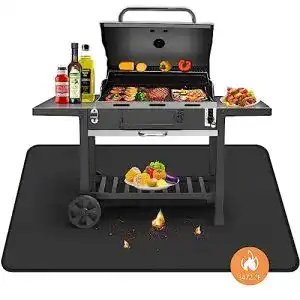 Bodenschutzmatte-Grill Digiroot Feuerfest 100 * 180cm