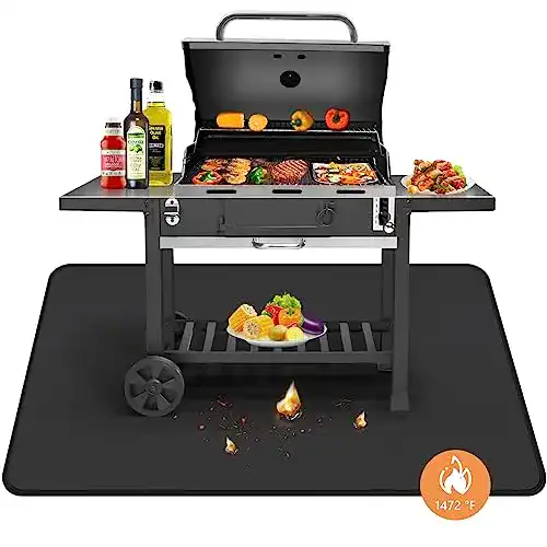 Bodenschutzmatte-Grill Digiroot Feuerfest 100 * 180cm