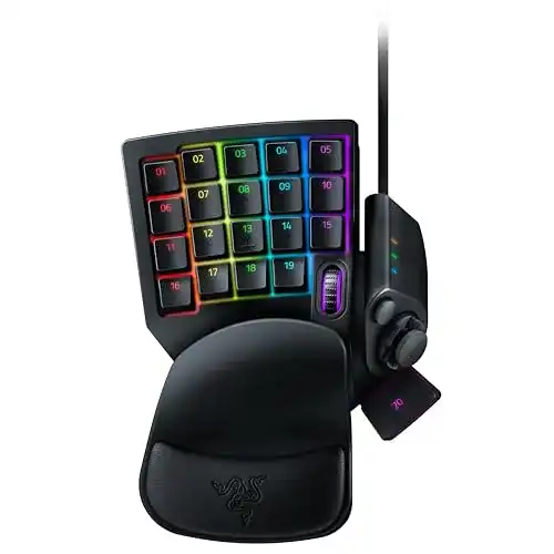 Keypad Razer Tartarus V2 Gaming, mecha-membranen Tasten