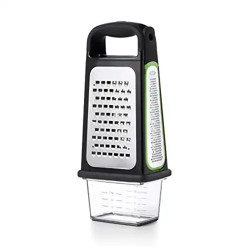 Parmesanreibe OXO Good Grips Vierkantreibe, geätzter Edelstahl