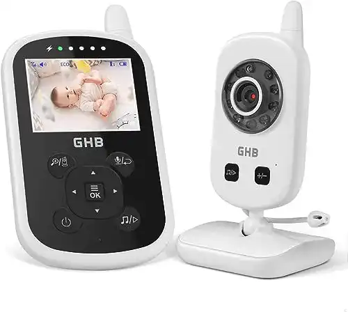 Babyphone GHB mit Kamera Video Baby Monitor 2,4 GHz