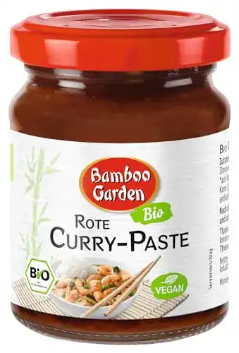 Rote Currypaste Bamboo Garden Bio Curry Paste rot, 125 g
