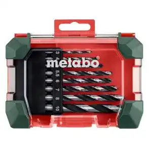 Holzbohrer Metabo -Kassette SP 8-teilig, Größe ø 3-10 mm