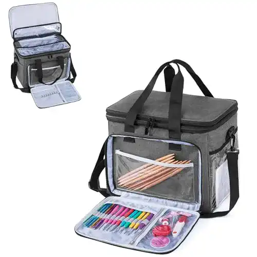 Die beste Stricktasche Teamoy Aufbewahrungstasche für Wolle 2026 Test Bestseller Stricktasche Teamoy Aufbewahrungstasche für Wolle