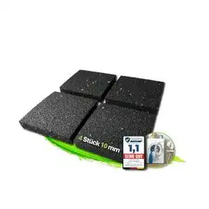 Antivibrationsmatte CLARE PREMIUM Gummipads 90x90x10mm