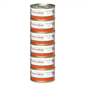 Almo-Nature-Katzenfutter almo nature Huhn mit Kürbis, 6x70g