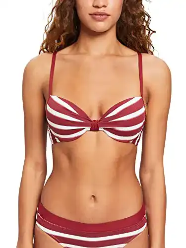 Bikini-Oberteil ESPRIT Bikini-Top mit wattierten Bügel-Cups
