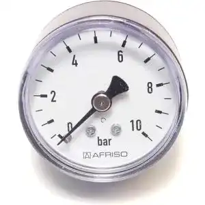 Manometer Afriso mit Anschluß 1/4 Zoll Gewinde hinten, 1 Stück