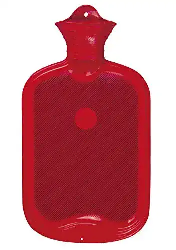 Wärmflasche-Gummi Sänger GmbH, Halblamelle, 2l, rot