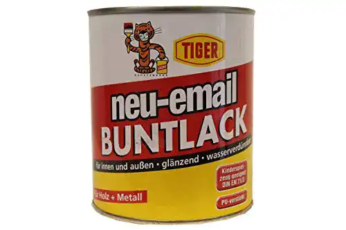 Buntlack Tiger Neu-Email Acryl PU-verstärkt Glänzend 0,75 Liter