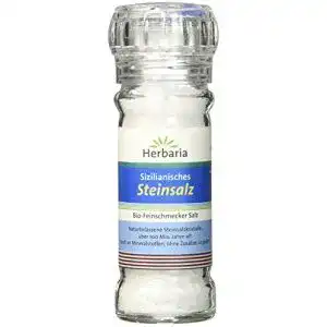 Steinsalz Herbaria Sizilianisches, 100 g Glasmühle