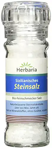 Steinsalz Herbaria Sizilianisches, 100 g Glasmühle