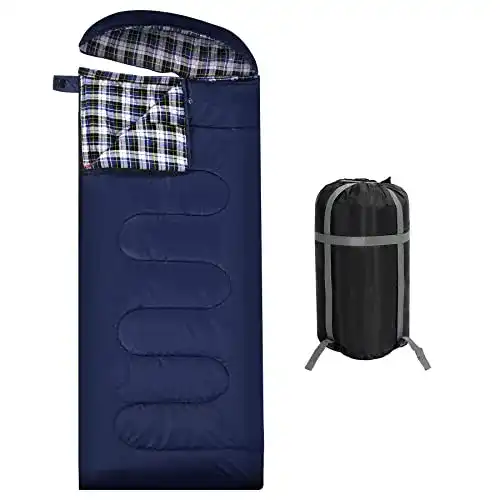 Deckenschlafsack Winter REDCAMP XL Baumwolle warm