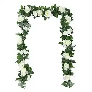 Blumengirlande TheStriven 2 Stück Künstliche Blume Girlanden