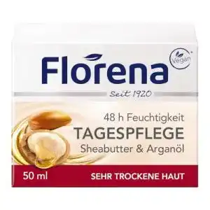 Arganöl-Creme Florena Tagescreme Sheabutter, 50 ml