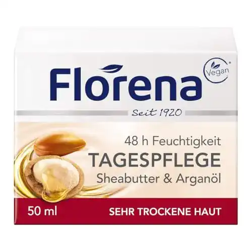 Arganöl-Creme Florena Tagescreme Sheabutter, 50 ml