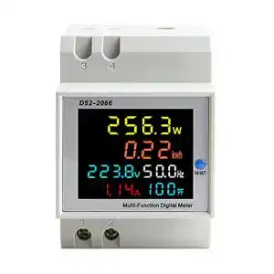 Stromzähler Cyeehxin 6in1 LCD Digitale Hutschiene