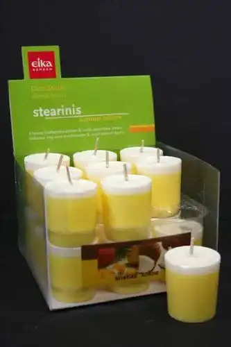 Die beste Eika-Kerzen Eika 18 DUFT VOTIVKERZEN KERZE STEARIN DUFTSTUMPEN ANANAS 2026 Test Bestseller Eika-Kerzen Eika 18 DUFT VOTIVKERZEN KERZE STEARIN DUFTSTUMPEN ANANAS
