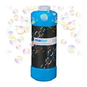 Seifenblasenflüssigkeit Relaxdays 6X 1 Liter im Set