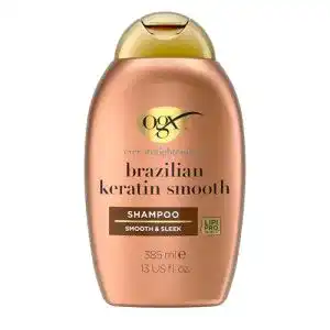 Glättendes Shampoo OGX Brazilian Keratin Smooth Shampoo