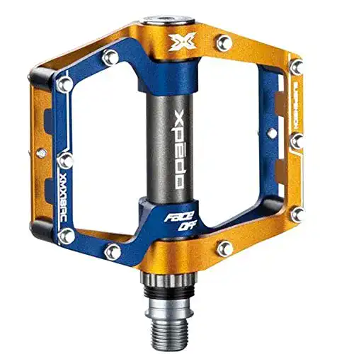 Xpedo-Pedale Xpedo Faceoff 18 Pedal, blau/Gold, Einheitsgröße