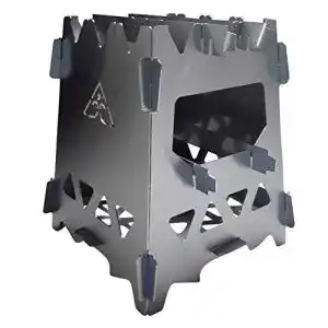 Hobo-Kocher DEMARPA Outdoor Kocher V2 (Hobo) Edelstahl