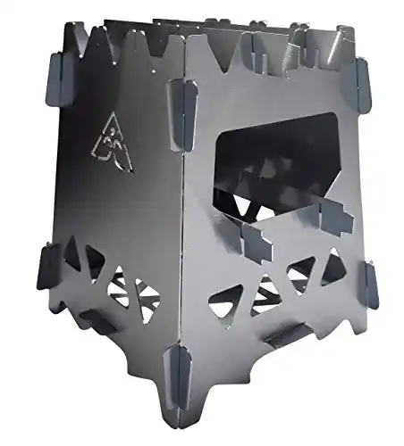 Hobo-Kocher DEMARPA Outdoor Kocher V2 (Hobo) Edelstahl