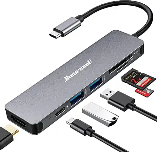 USB-Hub Hiearcool USB C Hub, USB C Adapter MacBook Pro